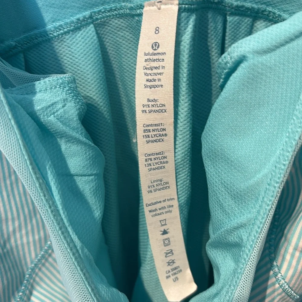Lululemon Elevate Tank Top in Angel Blue / Tonka Stripe Angel Blue White - Picture 9 of 9